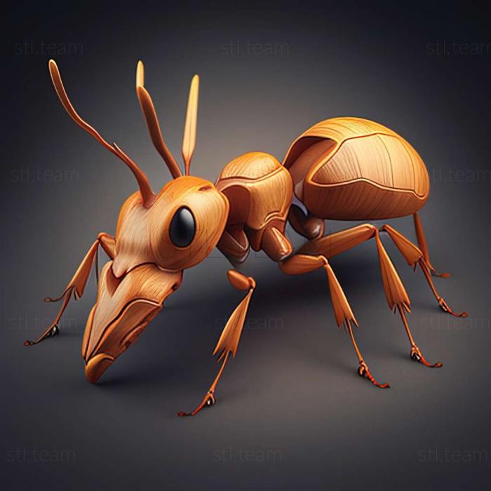 3D model Myrmecina graminicola (STL)